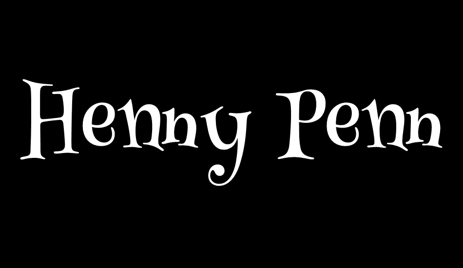 Henny Penny font big