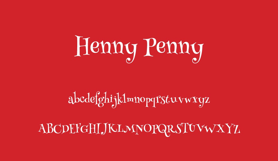 Henny Penny font