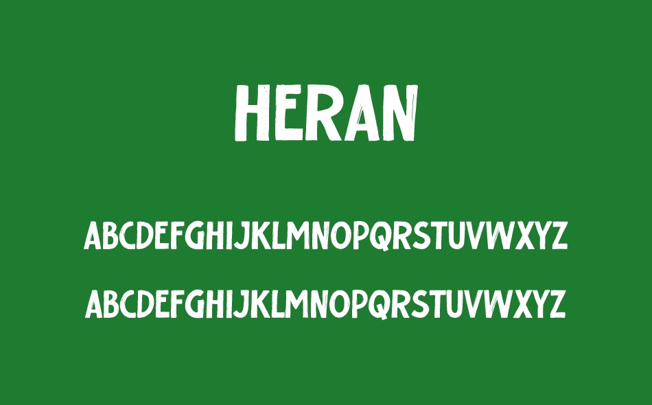 Heran font