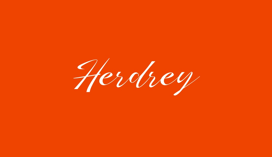 Herdrey font big