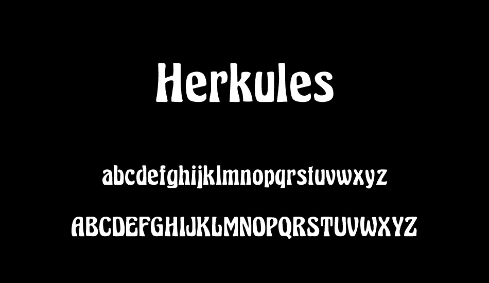 Herkules font