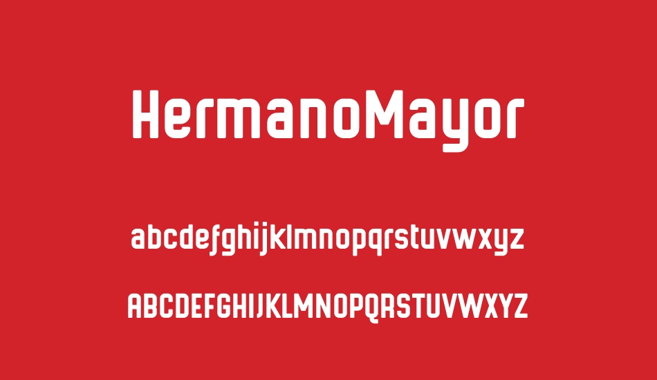 HermanoMayor font