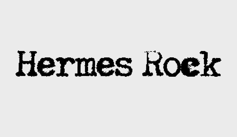 Hermes Rocket font big