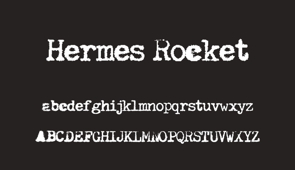 Hermes Rocket font