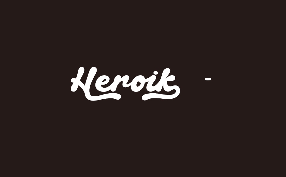 Heroik font big