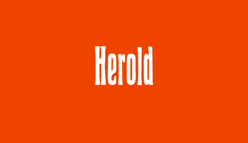 Herold font big