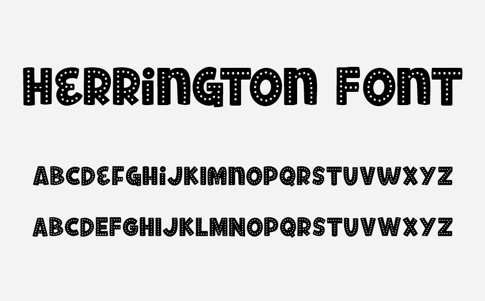 Herrington font