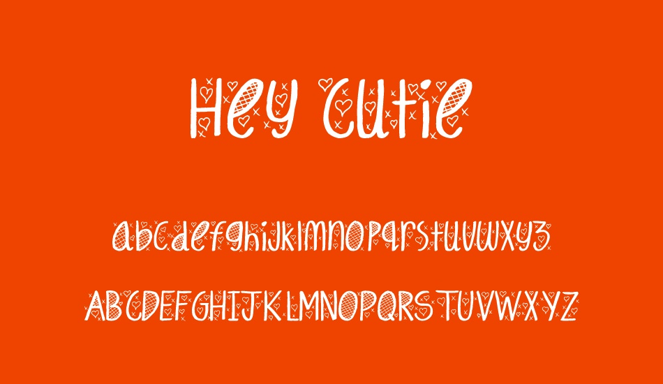 Hey Cutie font