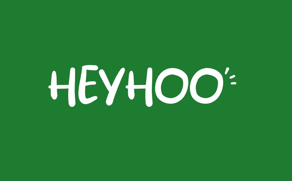 Heyhoo font big