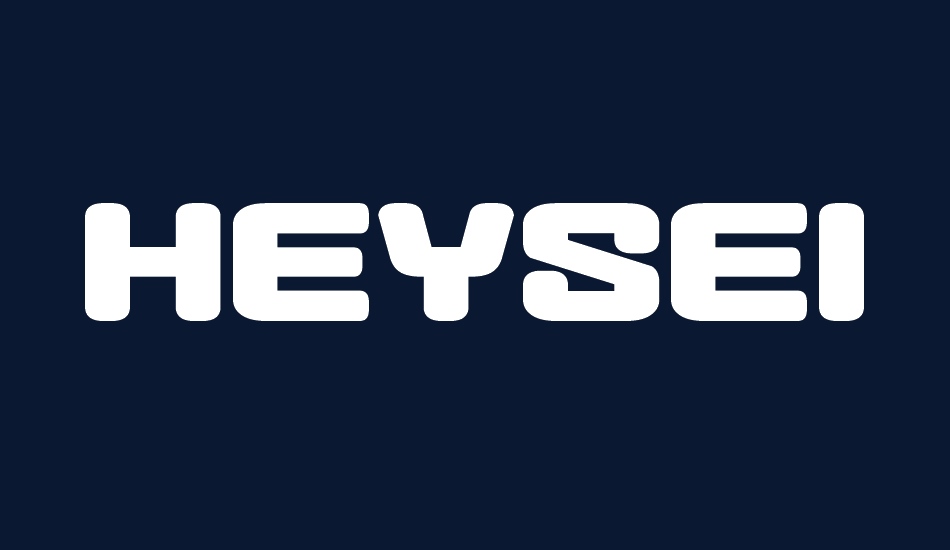 Heysei Synthesizer font big