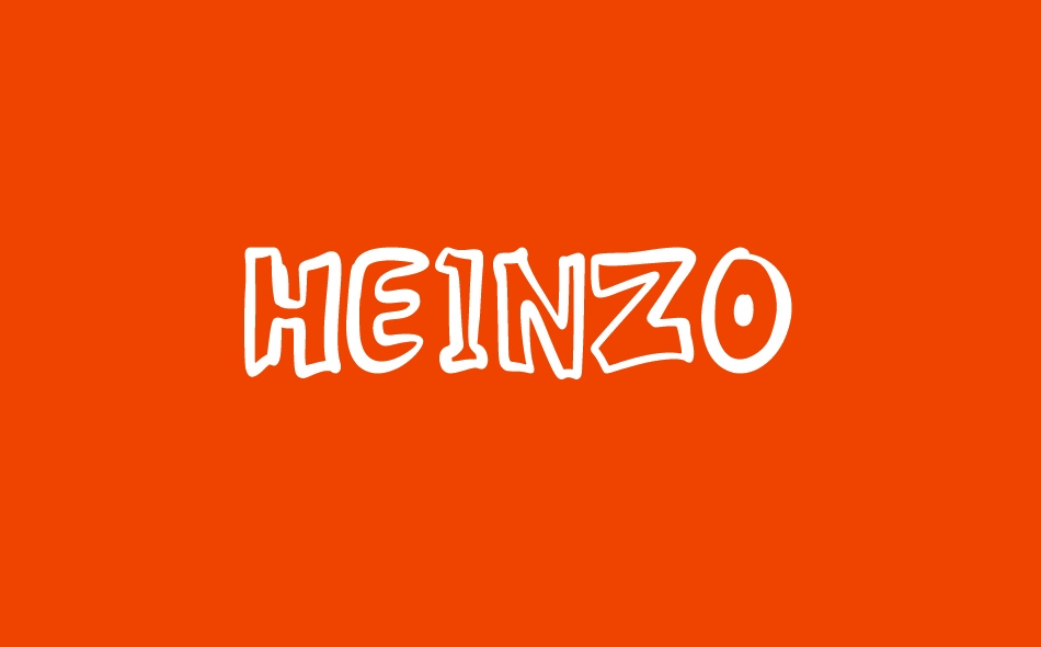 Heinzo font big