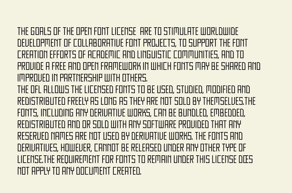 HFF Ultrasound font 1