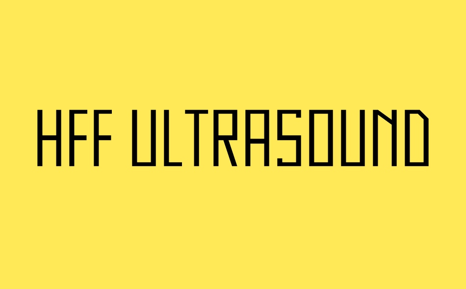 HFF Ultrasound font big