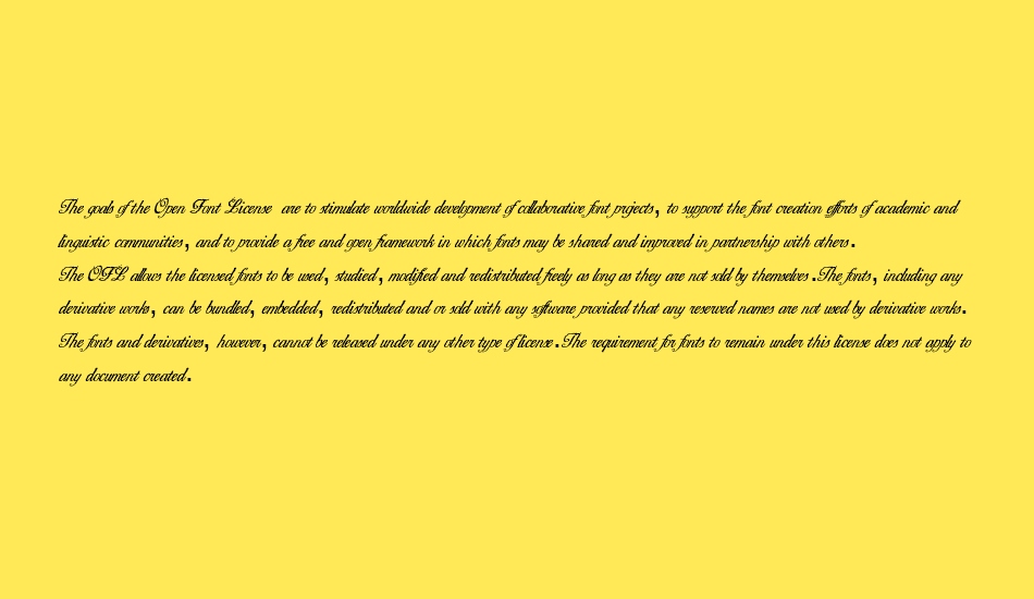 HigherBounties font 1
