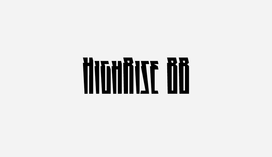 HighRise BB font big