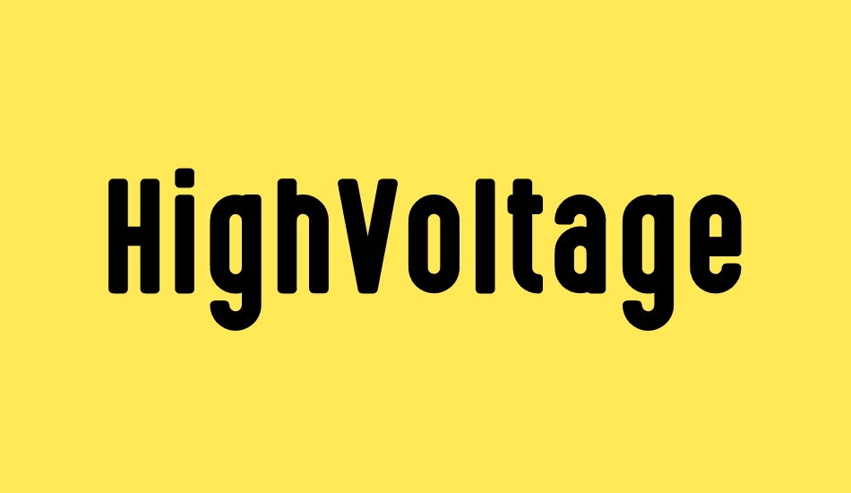 HighVoltage font big