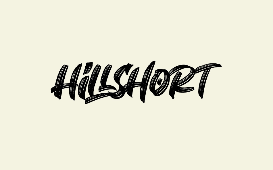 Hillshort font big