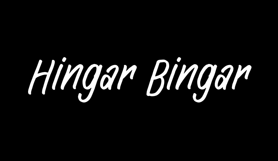 Hingar Bingar font big