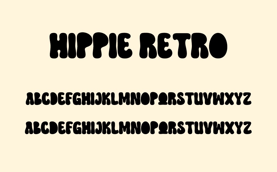 Hippie Retro font