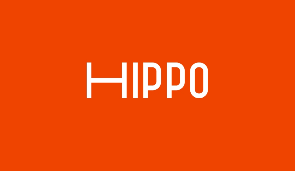 Hippo font big