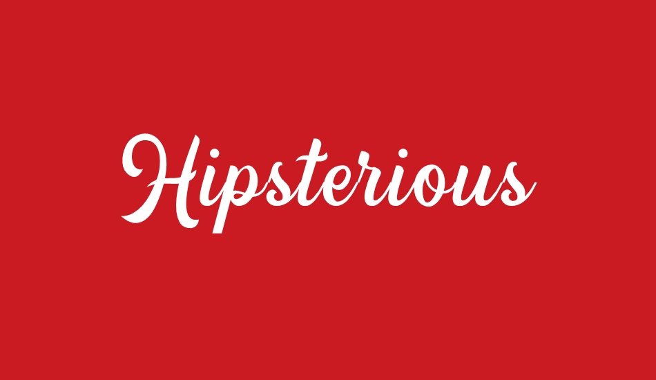 Hipsterious DEMO font big