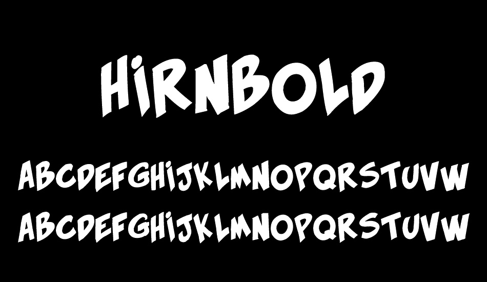 HirnBold font