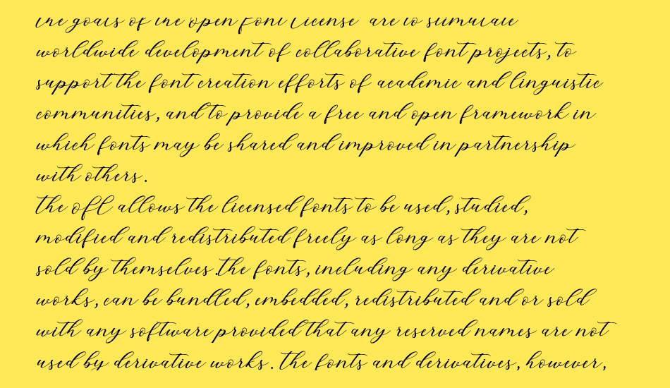 Hiters Script font 1