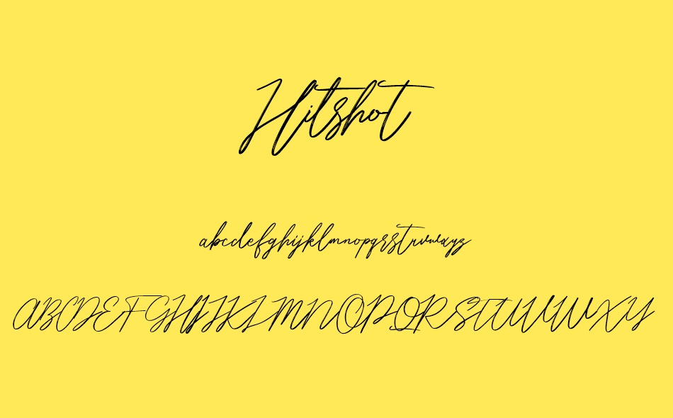 Hitshot font