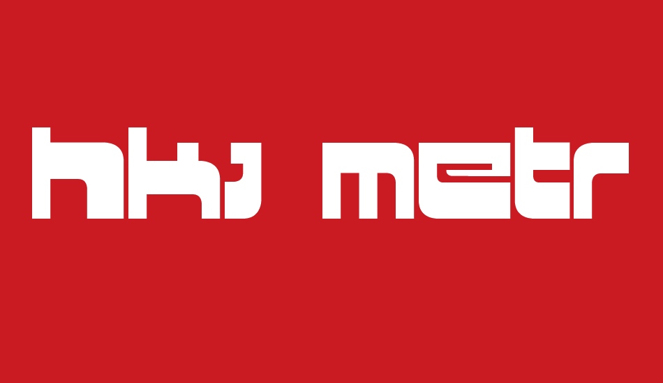 HKI metropol font big