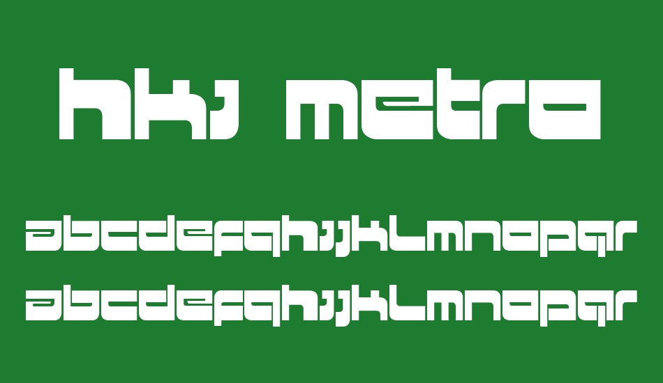 HKI metropol font