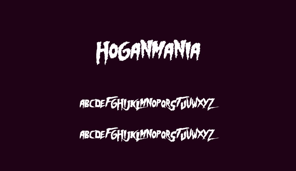 HoganMania font