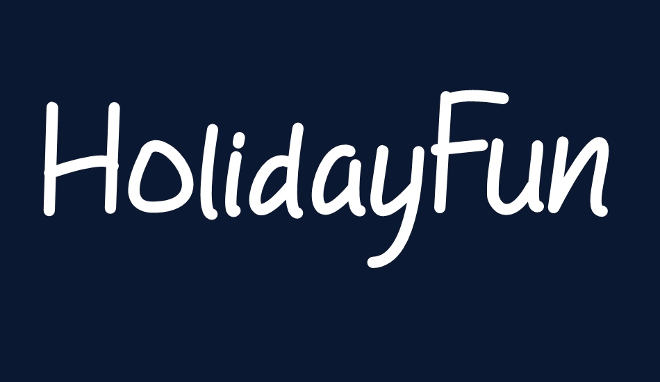 holidayfunday font big