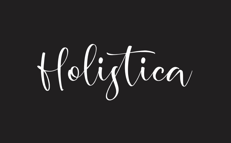 Holistica font big