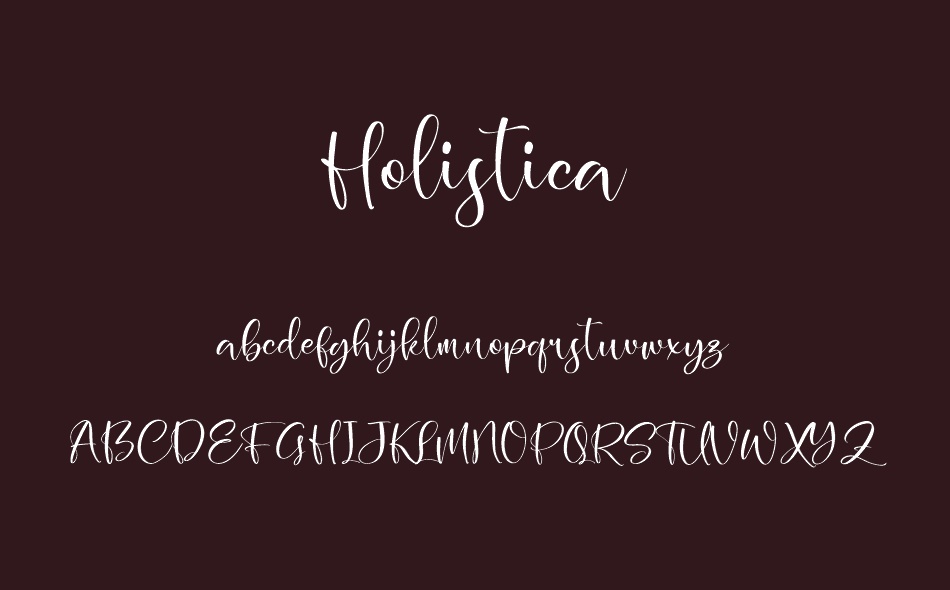 Holistica font