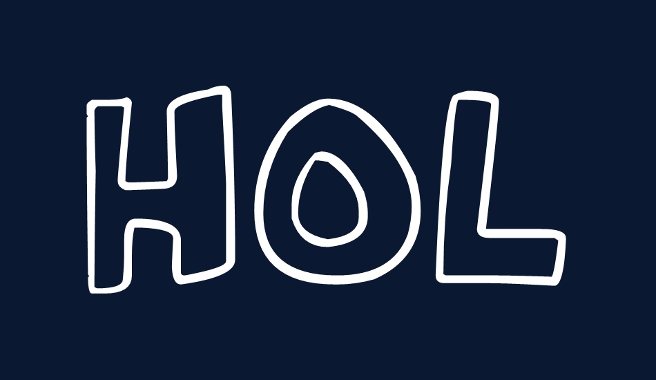 Hollow Cartoonlings font big