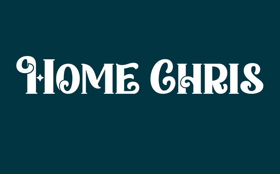 Home Christmas font big