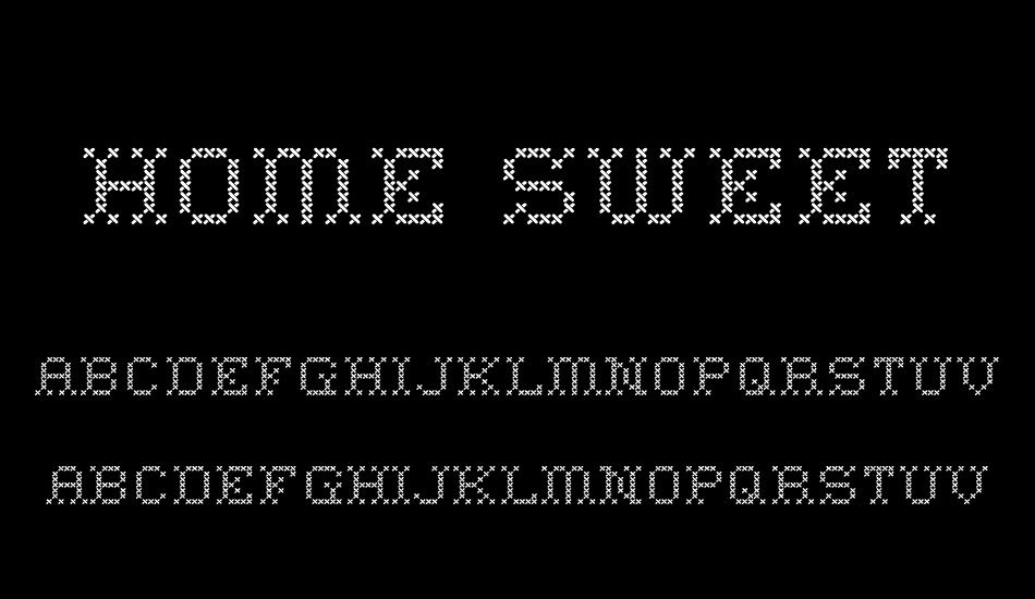 Home Sweet Home font