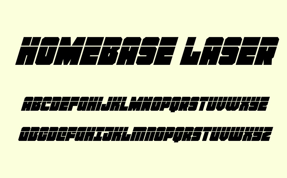 Homebase font