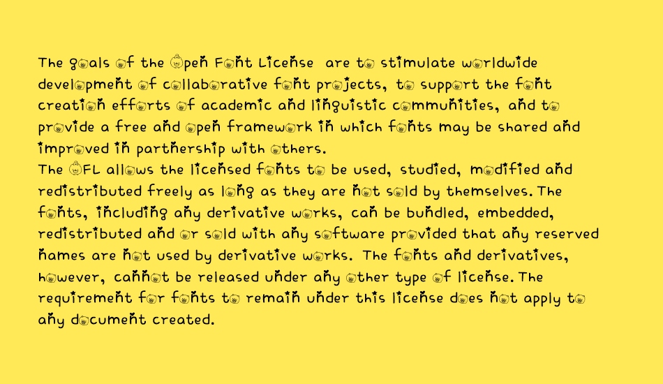 Homekorro font 1