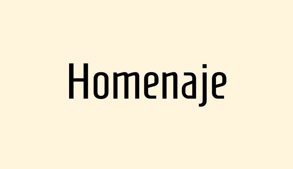 Homenaje font big