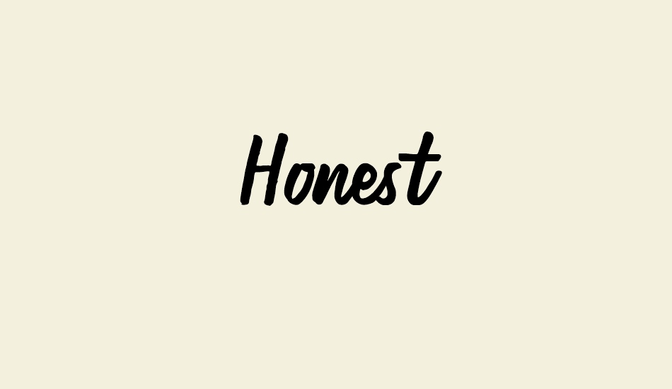 Honest font big