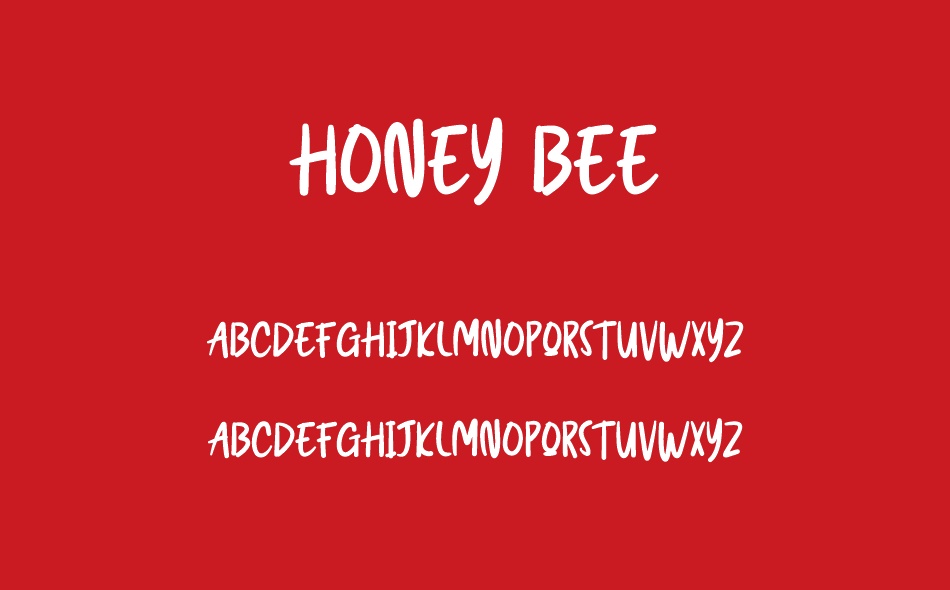 Honey Bee font