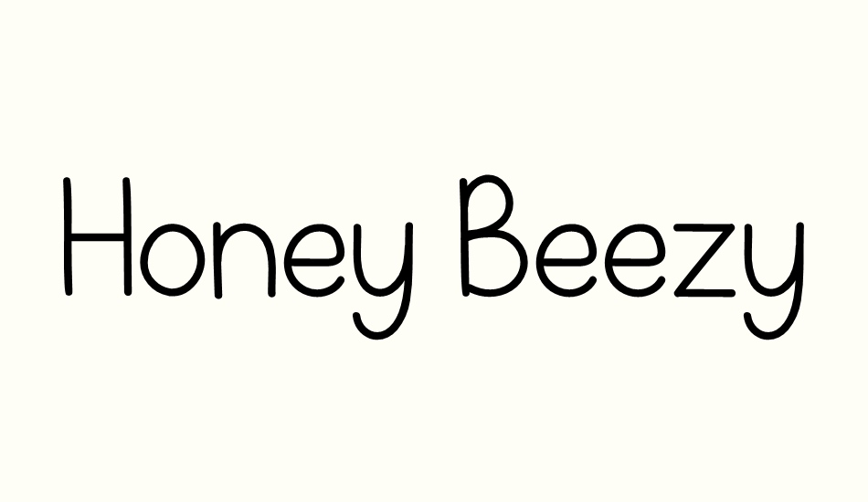 Honey Beezy font big