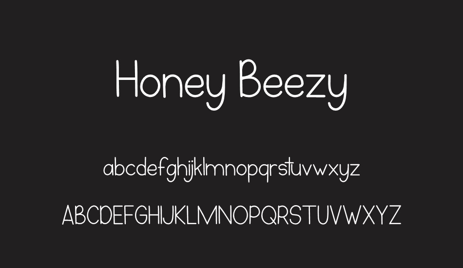 Honey Beezy font