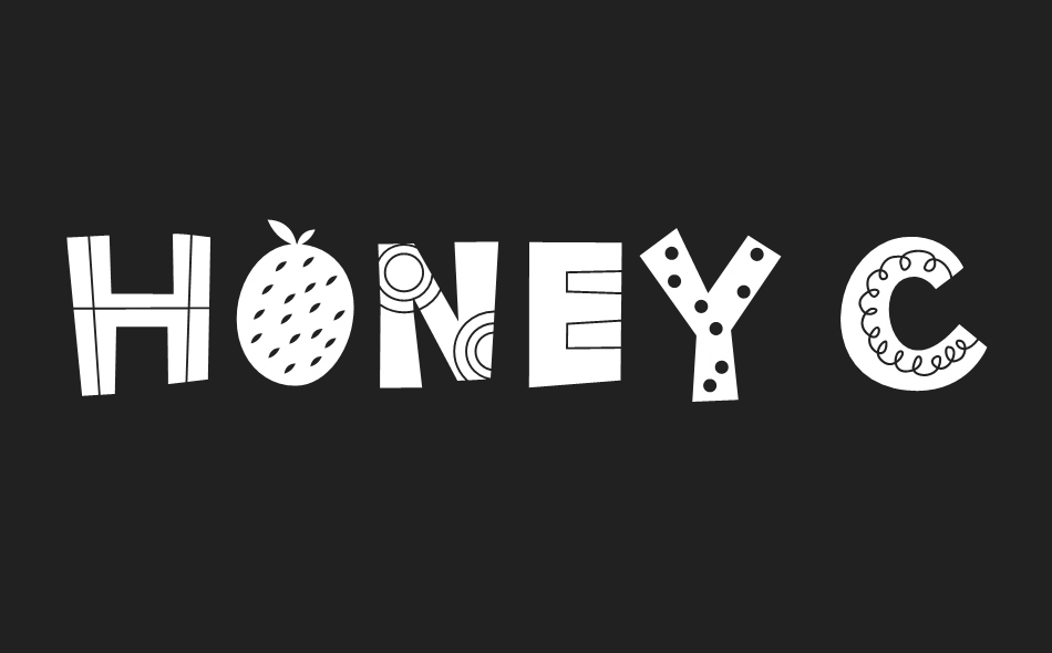 Honey Cookies font big