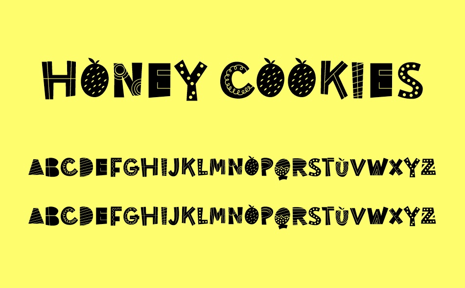 Honey Cookies font