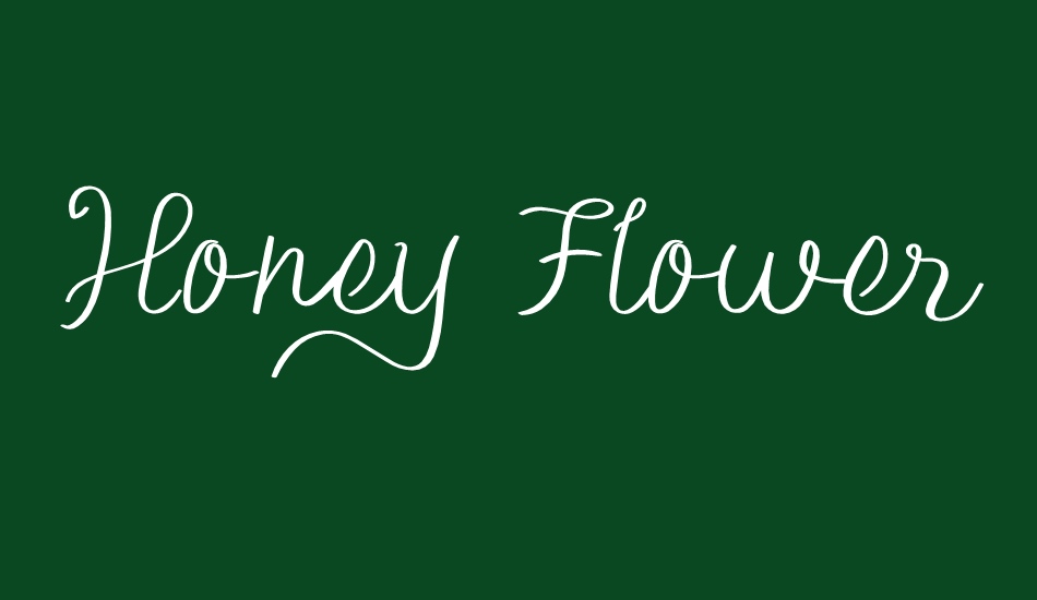 Honey Flower font big
