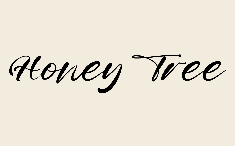 Honey Tree font big