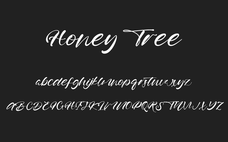 Honey Tree font