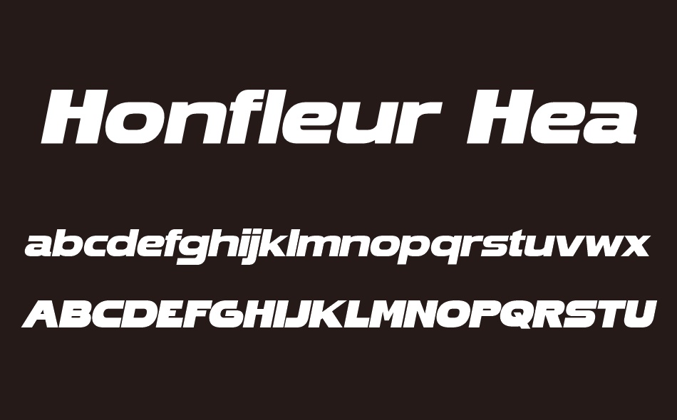 Honfleur font